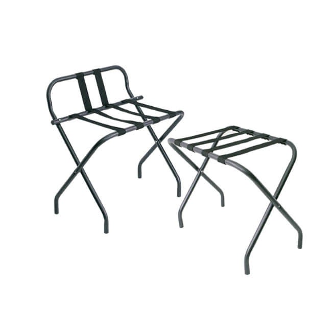 Black Metal Luggage Rack